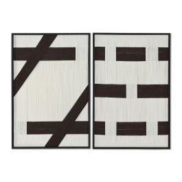 Cuadro Urban DKD Home Decor Gris Oscuro Blanco 3 x 90 x 60 cm (2 Unidades) Precio: 88.58999996. SKU: B15BFV9B69