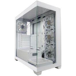 LC-Power LC-715W-ON Midi Tower PC Gaming Blanco ATX/Micro ATX/Mini-ITX Vidrio Templado Ventana Lateral