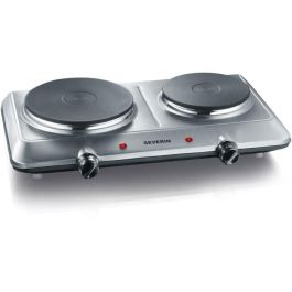 Severin DK1014 Placa de cocción independiente de hierro fundido, 2500W, dos placas de 15 y 18 cm, acero inoxidable, termostato ajustable Precio: 61.49999966. SKU: S7113355