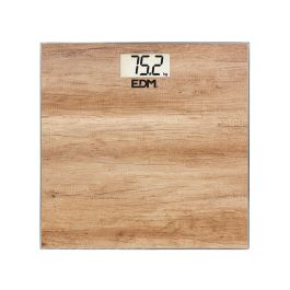 Edm Báscula de Baño Digital Efecto Madera Máximo 180 kg
