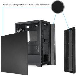 Chieftec AS-02B-OP Midi Tower PC Negro ATX/micro ATX/Mini-ITX - Caja de Computadora