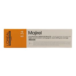 L'Oréal Majirel Tinte Permanente Profesional, Rubio Claro Dorado Cobrizo 8.34, 60ml Precio: 10.69000031. SKU: B12DBXMMWM