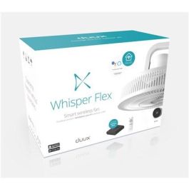 Duux DXCF13 Ventilador de Sobremesa o Pie Silencioso Flex Smart Blanco, Control por App, 26 Velocidades, Portátil Duux DXCF13 Ventilador de Sobremesa o Pie Silencioso Flex Smart Blanco, Control por App, 26 Velocidades, Portátil