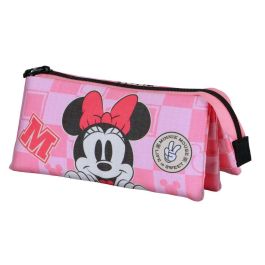 Disney Minnie Mouse Estuche Portatodo Triple Journey Rosa - 3 Compartimentos, Ripstop, Resistente a Líquidos Precio: 11.49999972. SKU: B1BWS9TJAX
