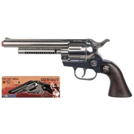 Gonher Pistola 8 Tiros Plateada 27x9,5x3,5 cm Juguete Infantil