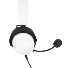 NZXT AP-WCB40-W2 Relay Auriculares Gaming con Micrófono, DTS, Alámbricos, Diadema, Conector 3.5mm/USB, Blanco