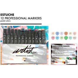 Alex Bog Rotuladores Gama Artist Doble Punta Fina-Biselada C-Surtidos Pastel Estuche 12 Ud Precio: 5.50000055. SKU: B1KNQNLR2K