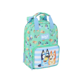 Mochila Escolar Bluey Sisters Verde 20 x 28 x 8 cm