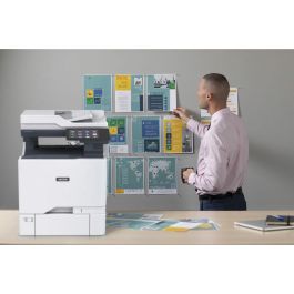 Xerox VersaLink C625V-DN - Impresora Multifunción Láser Color, 50 ppm, Escáner ADF 100 hojas, Pantalla Táctil 7", AirPrint, Hasta 2850 hojas