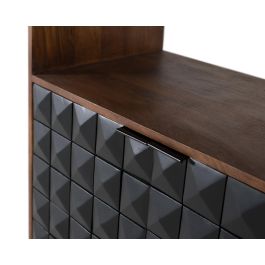 Giner y Colomer Librería Madera de Mango con Patas Doradas 3 Baldas