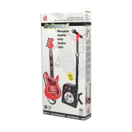 Reig Conjunto Musical "Flash" Micro Bafle Guitarra y Micrófono para Niños 4+ años, con Sonido, Luces y Pilas LR6 no Incluidas