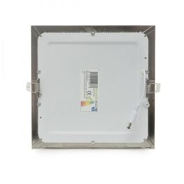 Placa LED 18W 1800Lm 6000ºK Cuadrada Niquel Satinado 50.000H [GL-CL-S18N-CW]