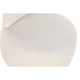 DKD Home Decor Sillón Moderno Poliéster Blanco Desmontable 66x66x66 cm Asiento 43 cm
