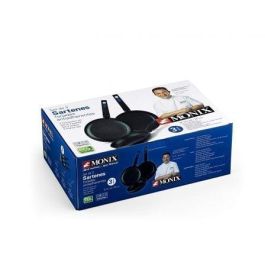 Monix M811200 Pack 3 Sartenes de Aluminio Forjado Ø18/Ø22/Ø26 Antiadherente Xylan Whitford, Aptas Inducción y Lavavajillas, Sin PFOA Monix M811200 Pack 3 Sartenes de Aluminio Forjado Ø18/Ø22/Ø26 Antiadherente Xylan Whitford, Aptas Inducción y Lavavajillas, Sin PFOA