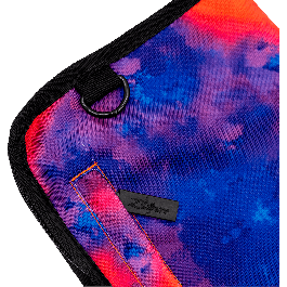 Zildjian - Funda para Baquetas de Batería Acolchada, Correa Ajustable, Bolsillos con Cremallera - Estudiante Orange Burst