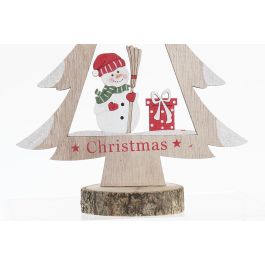 Decoracion Navidad Tradicional DKD Home Decor Natural Rojo 8 x 31.5 x 21 cm (6 Unidades)