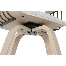 Silla Scandi DKD Home Decor Gris 55 x 76.5 x 51 cm Silla Scandi DKD Home Decor Gris 55 x 76.5 x 51 cm
