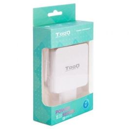 TooQ TQWC-2SC03WT Cargador de Pared 48W con Doble Puerto USB-C Power Delivery y USB-A Quick Charge 3.0 Blanco