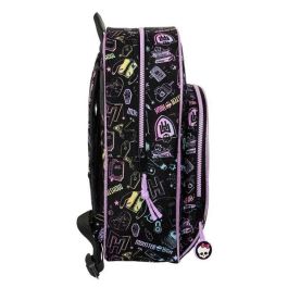 Mochila Infantil Monster High Negro 28 x 34 x 10 cm