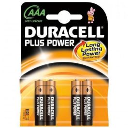 Duracell Pilas Alcalinas Plus Power LR03 AAA 1.5 V Pack-4 Precio: 2.95000057. SKU: BIX942796