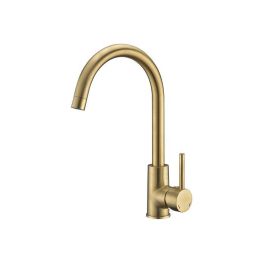 Edouard Rousseau Grifo de cocina mezclador de fregadero Køben Latón cepillado PVD moderno sin ducha de mano cartucho cerámico Ø35mm Precio: 71.99000028. SKU: B1EXMMHR3G