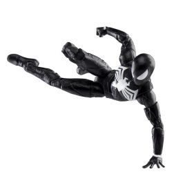 Hasbro Marvel Legends Series Spider-Man Peter Parker Traje Negro Videojuego Spider-Man 2 Figura de Acción 15 cm Articulada + 5 Accesorios