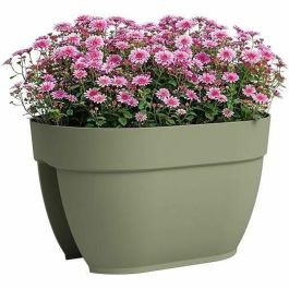 Artevasi CAPRI CAMPANA 40 MA Jardinera Balcón - Verde Ceniza