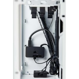 Corsair Torre PC Crystal Series 280X RGB con Ventana de Cristal Templado Blanca
