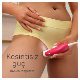 Braun Silk-épil 3 Depiladora Eléctrica para Mujer, 20 Pinzas MicroGrip, Luz Smartlight, Cabezal Masaje, Púrpura, Fabricada en Alemania
