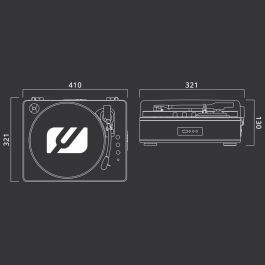 Tocadiscos Muse MT-106BT Tocadiscos Muse MT-106BT