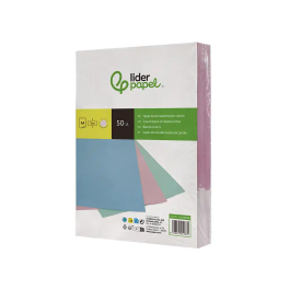 Liderpapel Tapa Encuadernacion Carton A4 1 mm Rosa Paquete de 50 Unidades
