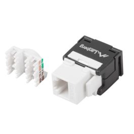 Lanberg KSU6-2000 Conector Keystone Cat.6 UTP RJ45 Hembra Plano PoE Negro Blanco Precio: 4.99000007. SKU: S5615287