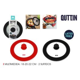 Tapa Sarten Vidrio Rubber 18, 20, 22 cm - Quttin (6 Unidades) Precio: 38.89000016. SKU: B166EKDXJV