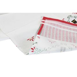 DKD Home Decor Camino de Mesa de Navidad Moderno Poliéster Diseño Cascanueces Rojo Verde Beige 150x50 cm