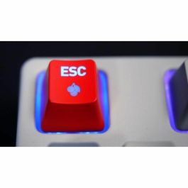 XTRFY K4V2 Teclado Mecánico Gaming RGB TKL Retro Negro Cherry MX2A Rojo AAATP04629
