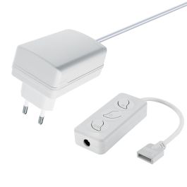 Muvit Kit Muvit Io Controlador Wifi + Adaptador para Tiras LED MIOLST002 y MIOLST004, Control Inteligente de Iluminación
