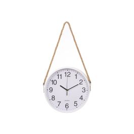 Giftdecor Reloj de Pared con Cuerda para Colgar Blanco 30 cm (Set de 8)