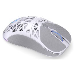 Endorfy LIV Plus Wireless Onyx White - Ratón Gaming Ambidiestro Óptico Inalámbrico Bluetooth 26000 DPI 6 Botones Programables RGB Blanco