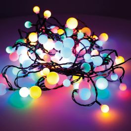 Lumineo Guirnalda "Cherry" 120 LEDs Multicolor Exterior 9 m con Temporizador 8h/16h Precio: 20.69000054. SKU: S7902033