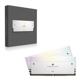 Corsair 32GB PC 7000 CL34 DOMINATOR TITANIUM RGB Kit (2x16GB) DDR5 Blanco Retail
