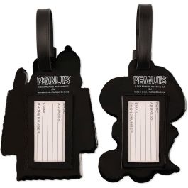 PEERS HARDY Set 2 Etiquetas de Equipaje Snoopy Peanuts Silicona
