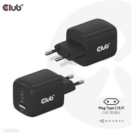 Club3D Ladegerät 2xUSB Typ C. 1xUSB Typ A. PD 65W. GaN retail Precio: 63.69000044. SKU: B148NHZE8S