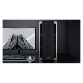 Chieftec GA-01B-M-OP Caja Gaming Midi Tower ATX Negra para PC de Juego con Panel de Vidrio Templado