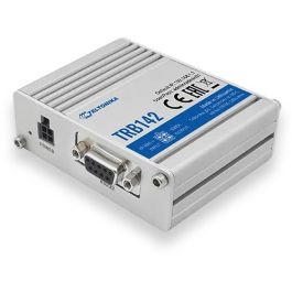 Teltonika TRB142 Industrial LTE RS232 Gateway Gris – Conectividad Cat1, 1200MHz, Antena SMA, Puertos USB y Digitales