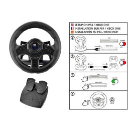 Subsonic SV450 Volante de carreras Juego de bielas y levas compatible con Xbox Series, Switch, PS4, Xbox One y PC, programable
