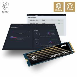 MSI S78-440K190-P83 Disco Duro Interno SSD M.2 PCIe Gen4 500GB NVMe – Lectura 3600MB/s Escritura 2300MB/s