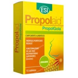 Propolaid Propolgola Jengibre 15 Comprimidos para Vías Respiratorias y Garganta con Propóleo y Regaliz Precio: 8.5900001. SKU: B15D8AMB3H