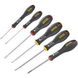 STANLEY FATMAX FMHT0-62627 STA3253560626273 - Juego de 7 Destornilladores para Electricista, Mecánico y Phillips