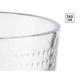 Set 6 Vasos 265 ml Puntos Nilo Vivalto - Vidrio Transparente, 26.2x9x15.5 cm (8 Unidades) Set 6 Vasos 265 ml Puntos Nilo Vivalto - Vidrio Transparente, 26.2x9x15.5 cm (8 Unidades)