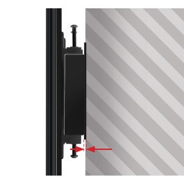 B-Tech Soporte de Montaje en Riel System X - Placa de 5 mm, Negro